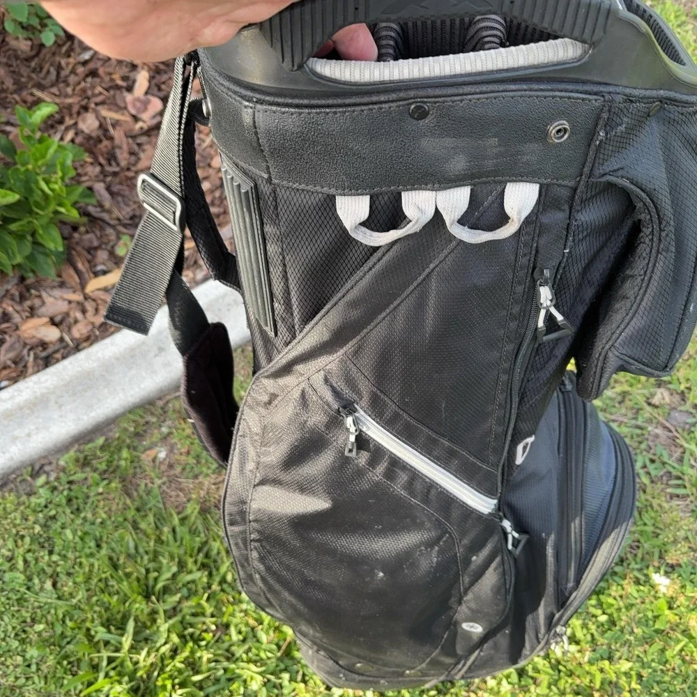 Sun Mountain Golf Cart Bag Mens Large Black 14-Way Divider Wuskowhan Pockets